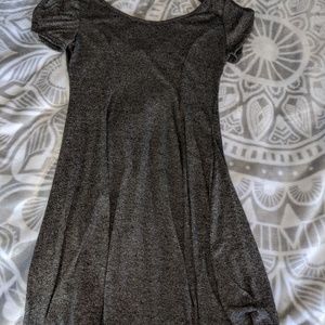 Grey skater dress